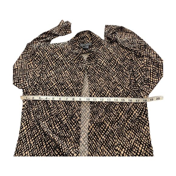 Jessica Howard Jacket Black and Brown Stretch Lightweight Women’s Size 14 - Picture 6 of 8